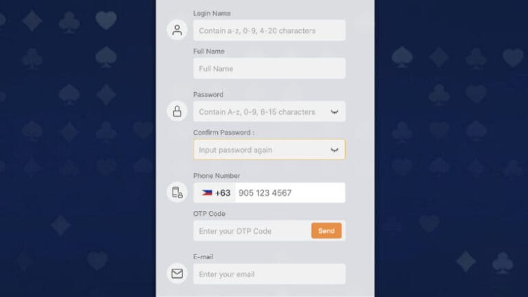 MWPLAY Registration Form